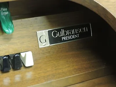 $995 • Buy Gulbransen President Console Organ W/Drawbars Traditional Stops, Leslie Speaker