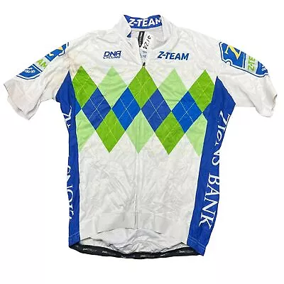 DNA Z-Team Road Bike Bicycle Cycle Jersey Argyle Tee Shirt Top 3724 • $5