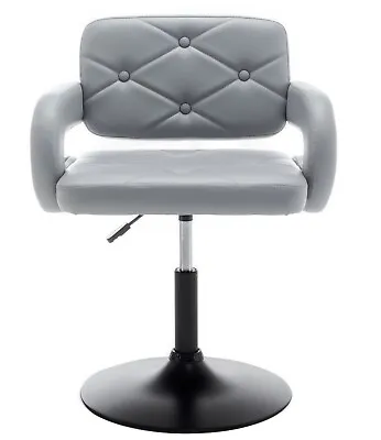 ALICANTE Dressing Table Chair Vanity Stool Bedroom Makeup Soft Seat PINK GREY • £72.95