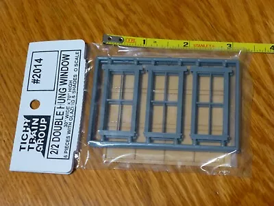 Tichy Train Group O Scale #2014 Windows - Double-Hung Pkg(6) -- 2/2 Scale 28 X • $3.60