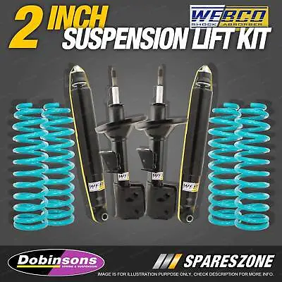 2  50mm Lift Kit Webco Shock Dobinsons Coil Springs For FORD Escape BA ZA ZB • $699