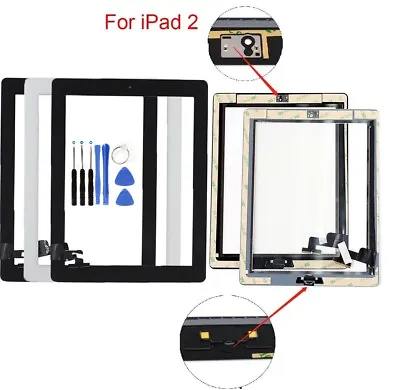 Screen Glass Digitizer Replacement For IPad 2 A1395 A1397 A1396 With Tools • $9.59