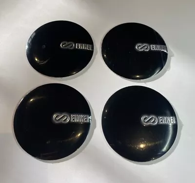 Enkei Black Wheel Center Cap Emblems/Stickers 56mm Emblem 4pc JDM Caps • $38