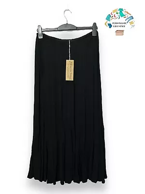 Hampstead Bazaar Womens Maxi Skirt Black Size 12 SP06-12 • £18.90