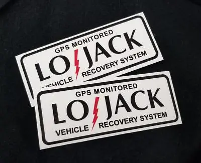 Lojack Lo-jack Decal Sticker RV Boat Motorcycle Equipment Car Truck Security SM • $5.25