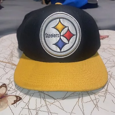 Pittsburg Steelers Mitchell And Ness Vintage Collection Snap Back Hat Cap • $14.99