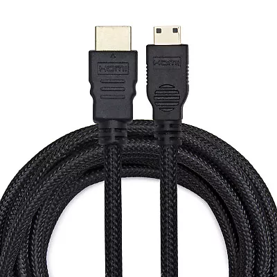 Knox Gear Nylon-Braided 4K Mini-HDMI To HDMI Cable (15 Feet) • $9.99