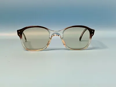 Vintage Metzler Acetate Oval Sunglasses Glass Lenses Germany Made 48/20 #182 • $55