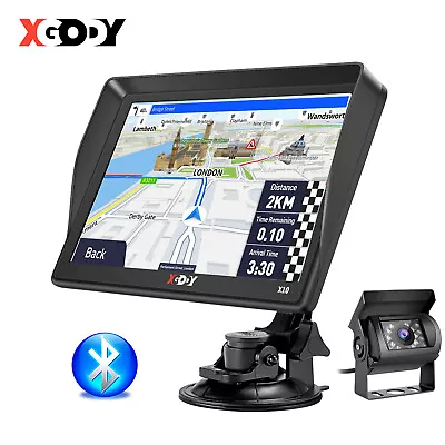 XGODY 9'' Bluetooth Truck Car GPS Navigation + Reversing Camera 8GB 2024 AU Map • $120.98