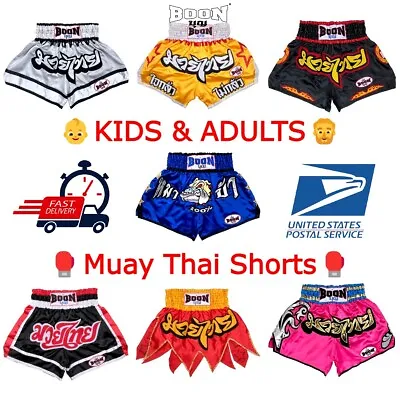 Boon Muay Thai Fight Boxing Shorts Classic Model Grappling MMA Martial Arts Gear • $59.99