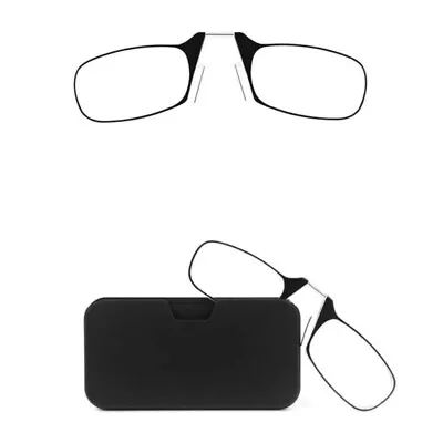 Ultra Thin Reading Glasses Nose Clip Optics Presbyopic +1.0 +1.5 +2.0 +2.5 +3.0 • $8.60