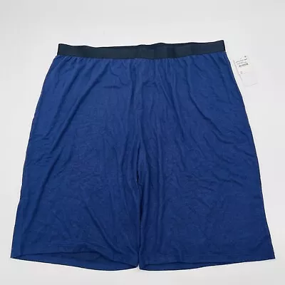 Nordstrom Rack Mens 2XL Soft Brushed Knit Lounge Pajama Shorts In Navy Dusk Marl • $19.99