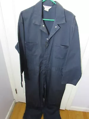 Vintage Wear Guard Mechanic Coveralls 50R Regular Navy Blue Jean USA Mike Myers • $25.89