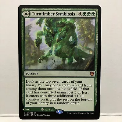 Magic: The Gathering Turntimber Symbiosis Zendikar Rising Mythic #215 • $4