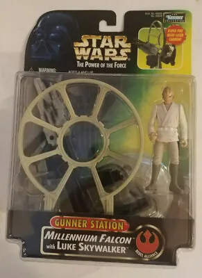Star Wars Power Of The Force Gunner Station Millennium Falcon Luke Skywalker  • $3.99