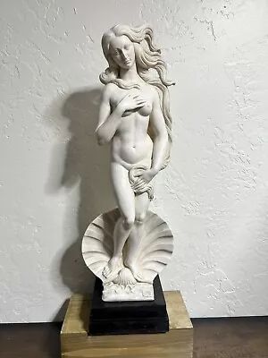 Rare Vintage  Italian Roman Birth Of Venus  Esculpture  Italy G.ruggeri 25” • $400