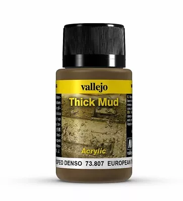 European Thick Mud  - Vallejo Weathering Effects - 73.807 • £8.74