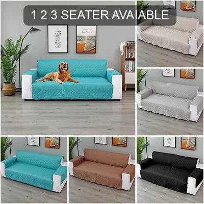 Seater Pet Sofa Protector Cover Quilted Couch Covers Lounge Slipcover Dog Cat Au • $26.99