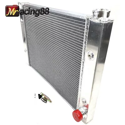 Universal 2 Row Aluminum Racing Radiator Rear V Mount Overall Size 27 X20 X4.5  • $149.99