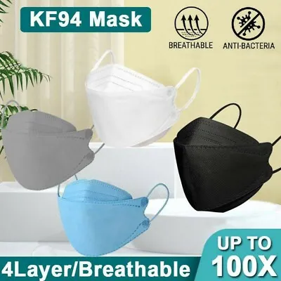 ✨KF94 Face Masks Protective Cover Mouse Adult Disposâble Mask 4-Layer 200PCS • $12.77