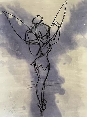 Tinker Bell Aquatint Signed By Marc Davis Disney • $695