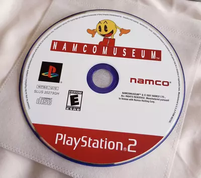 Sony NAMCO MUSEUM PlayStation 2 PS2 Disc Only GREATEST HITS Pac-Man Dig Dug • $3.99