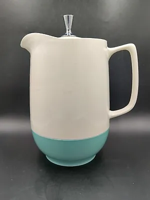 Vintage MCM VACRON Aqua White Pitcher Vacuum Server 5 Cups Bopp Decker USA • $13.13