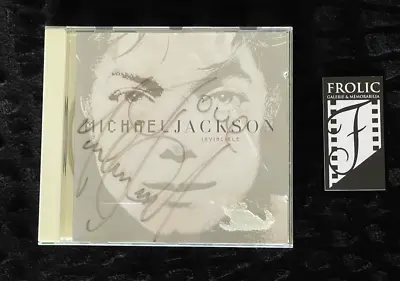 MICHAEL JACKSON Signed CD Cover 2001 Invincible With Provenance And (LOA) RARE++ • $1090.47