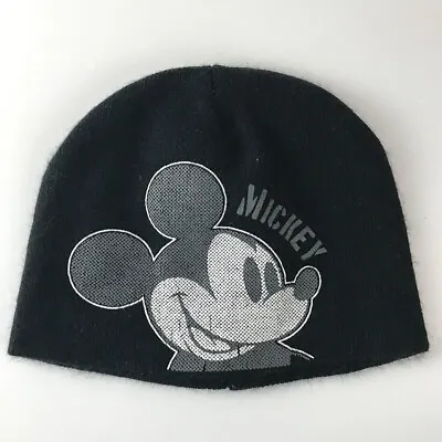 Mickey Mouse Newspaper Cartoon Look Winter Hat Beanie Cap • $24.20