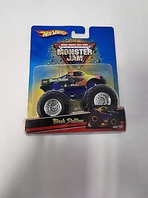 Hot Wheels Monster Jam Monster Truck 2007 Black Stallion 46/70 1:64 Scale *new* • $14.99