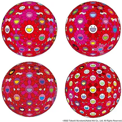 Takashi Murakami Flower Ball Print Set ED 300 Flowers Of Gratitude Fireball Etc • $5880