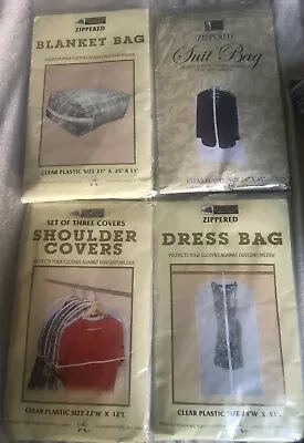 Dress Garment Suit Bag  Shoulder Covers  Blanklet Bag Protective Cover *Pick* • $5.98