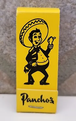 Vintage Matchbook Pancho's Mexican Buffets Restaurant UNUSED UNSTRUCK  • $4.98