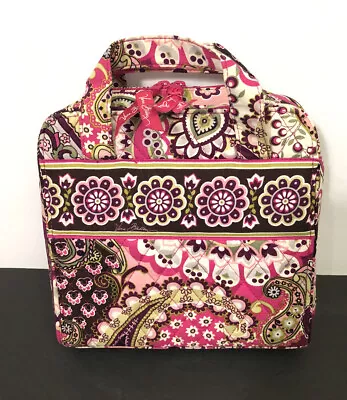 Vera Bradley Tech Organizer Storage Bag Pink Zipper • $13.99