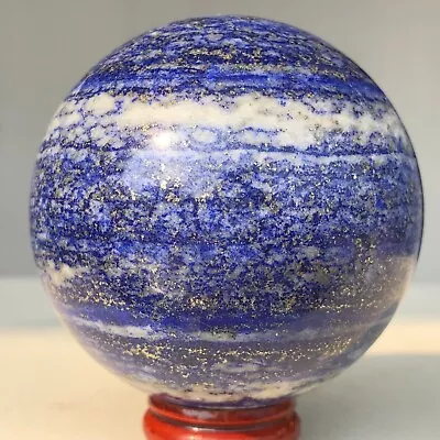 517g Natural Lapis Lazuli Quartz Crystal Sphere Mineral Specimen Healing R39 • $0.64