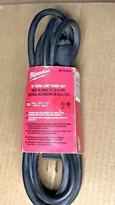 Milwaukee 48-76-5010 10' Quik-Lok 2 Wire Double Insulated Cord • $28.99