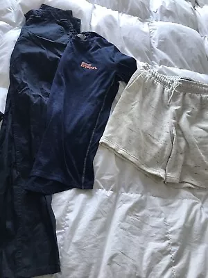 £10 • Buy Older Boys Mens Bundle Super Dry Ben Sherman Tshirt Shorts Chino Trousers Used