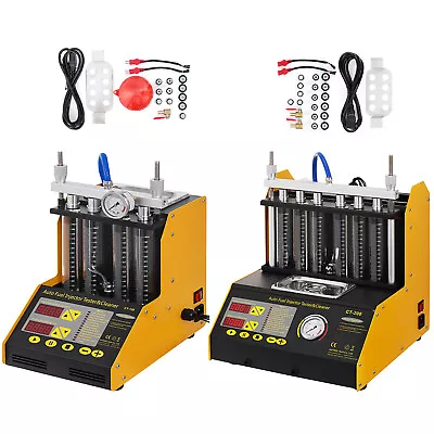 $648.99 • Buy VEVOR Auto Fuel Injector Cleaner Car Fuel Cleaning Tester 4/6 Cylinder CT150/200