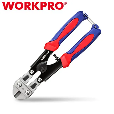 WORKPRO 8-inch Heavy Duty Mini Bolt Cutter Spring Loaded Small Wire Cable Cutter • $20.99