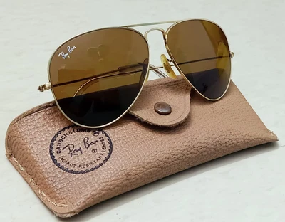 $450 • Buy Vintage B&L Ray Ban Bausch & Lomb Gold 1/10 12k GF 52mm Outdoorsman W/Case 50s