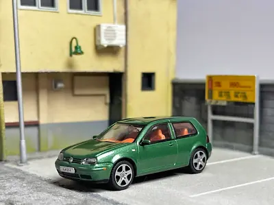 GCD 1:64 Green VW Golf MK4 GTI 2 Doors Sports Model Diecast Metal Car • $35.18