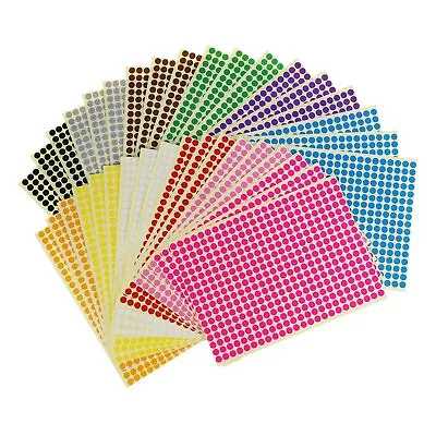 Sticky Color Coding Labels Removable Small Circle Dot Stickers For Classroom ... • $21.22