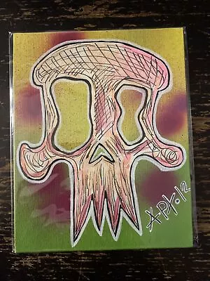 8x10 Hand Painted (Skull) Black Light - Pop Art • $9.99