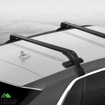 Universal Car Roof Rack Cross Bars 90cm Aluminium Adjustable Lockable 75kg • $67.48