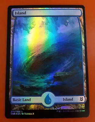 1x Island | FOIL Full Art 271/280 | Zendikar Rising | MTG Magic Cards • $2.50