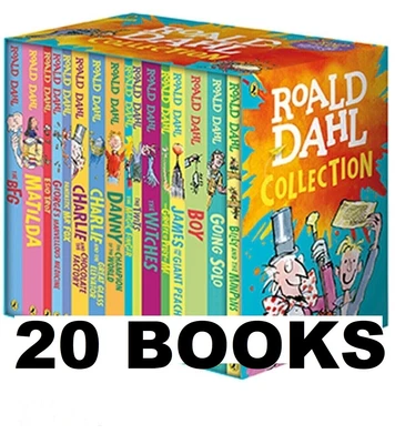 $73 • Buy Roald Dahl Collection 20 Books Kids Box Set Fantastic Children Stories Gift