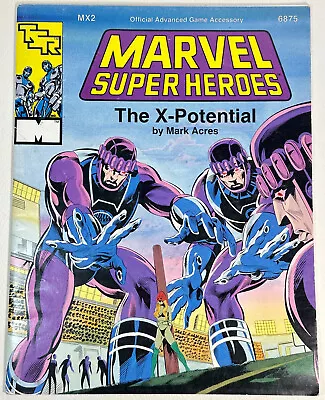 Marvel Super Heroes The X-Potential - TSR RPG MX2. Game Accessory #6875. VG. • $21.32