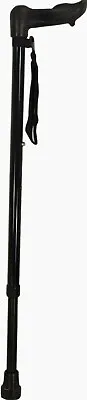 Ergonomic Walking Stick Cane LEFT Handed Arthritis Palm Grip Height Adjustable✅✅ • £12.99