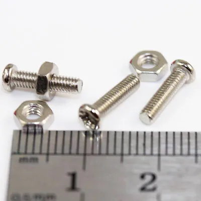 £1.89 • Buy M2.5 BZP STEEL POZI MACHINE SCREWS With NUTS PAN HEAD BOLTS SMALL MINIATURE UK