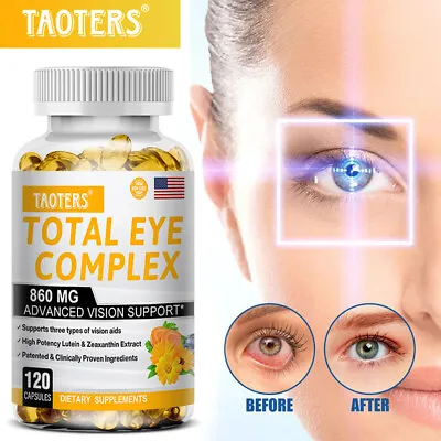 Lutein Zeaxanthin Eye Supplement Clear Vision Vitamin Complex Vegan • £8.96